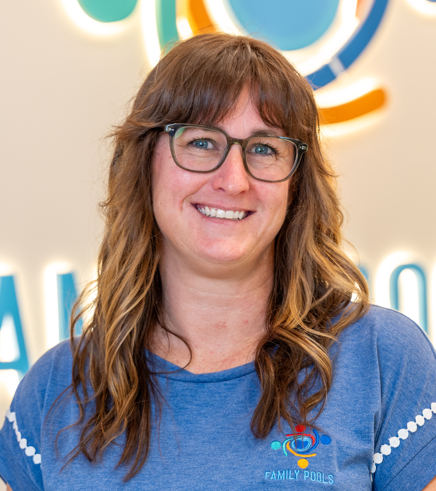 Anne Stone, Florida Family Pools pool designer, smiling portrait